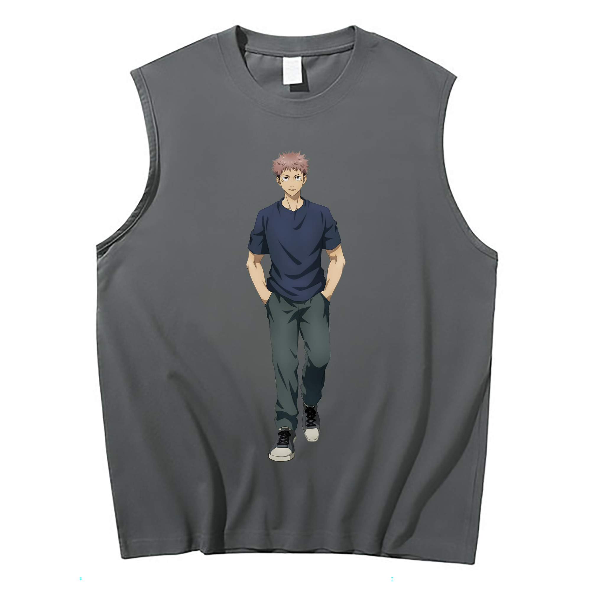 （画像用） 呪術廻戦 Jujutsu Kaisen コットン100％タンクトップ（フロントプリント）